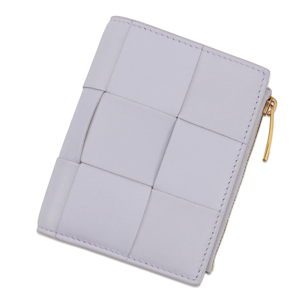 Bottega Veneta Cassette Small Bifold Wallet Oyster742698 Leather