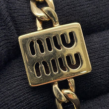 Load image into Gallery viewer, MIUMIU Trick Key Ring Blue/Gold5TL510 Cotton Gold Plated
