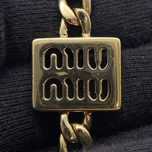 Load image into Gallery viewer, MIUMIU Trick Key Ring Blue/Gold5TL510 Cotton Gold Plated
