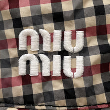 Load image into Gallery viewer, MIUMIU Vichy bucket hat Size 215x6.7" Multicolor5RM048 recycled nylon
