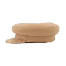 Load image into Gallery viewer, HERMES Vauban Sailor Cap Size 57 CamelH232034N Wool 100%
