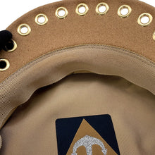 将图像加载到图库查看器中，HERMES Vauban Sailor Cap Size 57 CamelH232034N Wool 100%
