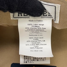 将图像加载到图库查看器中，HERMES Vauban Sailor Cap Size 57 CamelH232034N Wool 100%
