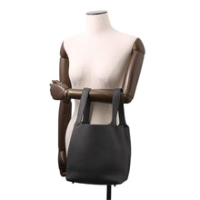 将图像加载到图库查看器中，HERMES Picotin Padlock Black Taurillon Clemence Size MM
