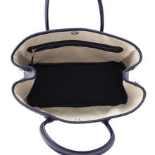 将图像加载到图库查看器中，HERMES Garden Party Blue Indigo Negonda Leather Size TPM
