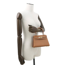 Load image into Gallery viewer, HERMES Mini Kelly Gold Courchevel Size 20
