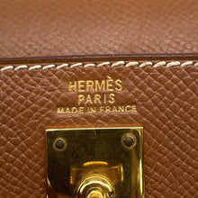 Load image into Gallery viewer, HERMES Mini Kelly Gold Courchevel Size 20
