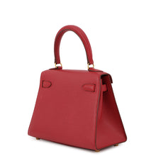 将图像加载到图库查看器中，HERMES Mini Kelly Rouge Vif Courchevel Size 20

