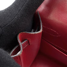 将图像加载到图库查看器中，HERMES Mini Kelly Owl Green/Rouge H Silk Box Calf Leather Size 20
