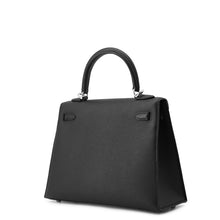 Load image into Gallery viewer, HERMES Kelly Sellier Black Epsom Size 25
