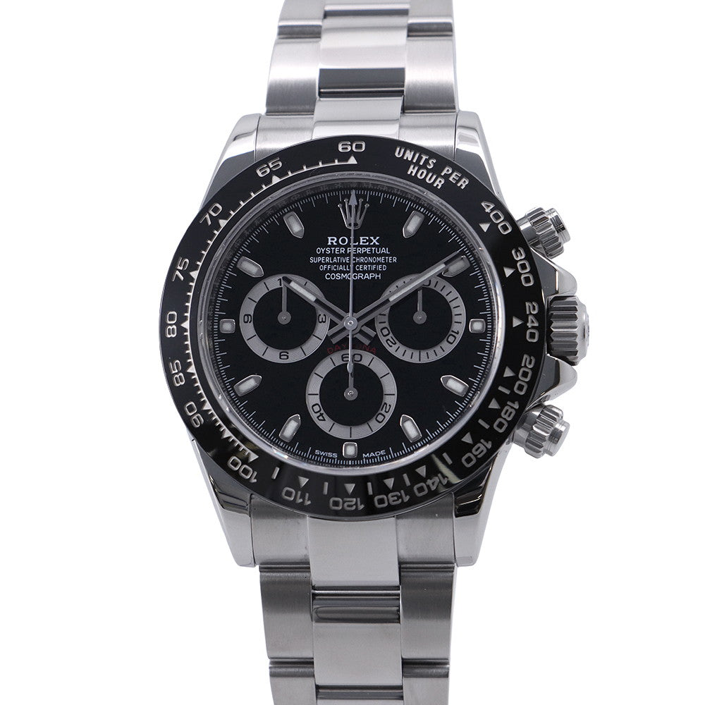 ROLEX Cosmograph Daytona W40mm Stainless Steel Black Dial116500LN