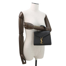 将图像加载到图库查看器中，SAINT LAURENT PARIS Cassandra 2wayBag Black623930 Leather Size Mini
