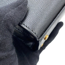 将图像加载到图库查看器中，SAINT LAURENT PARIS Cassandra 2wayBag Black623930 Leather Size Mini
