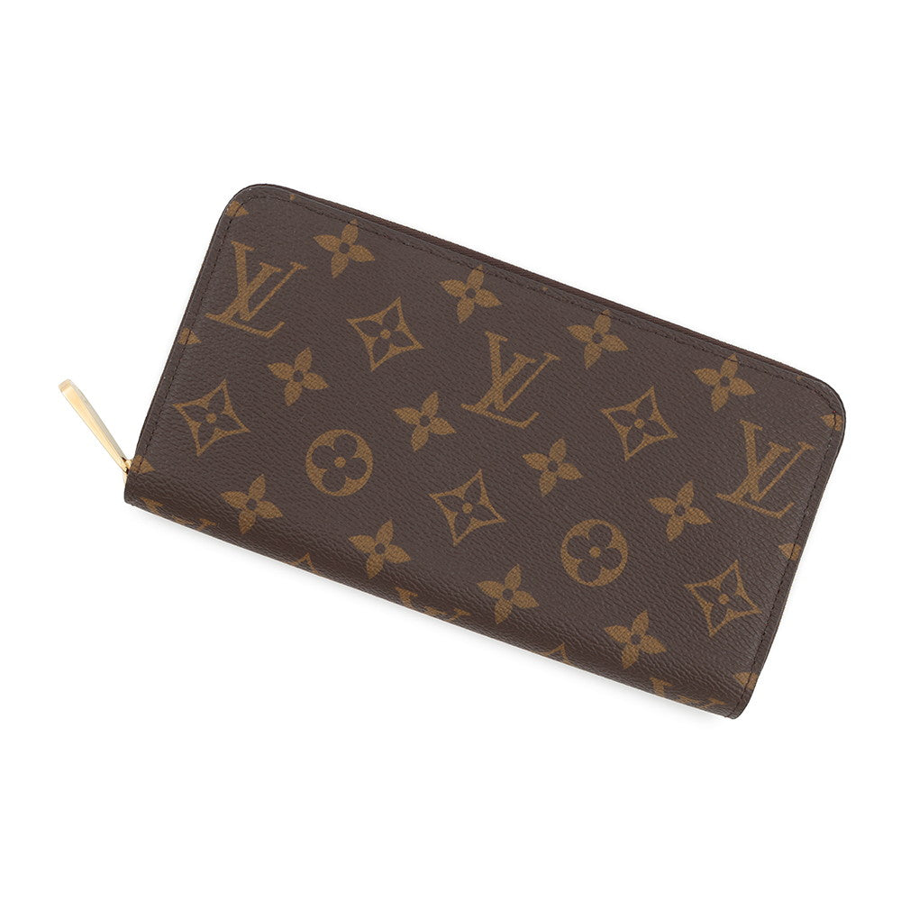 LOUIS VUITTON Zippy Wallet FuchsiaM41895 Monogram