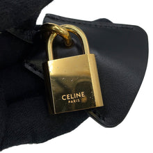Load image into Gallery viewer, CELINE 16 Saze Black188003 Calf Leather Size Small
