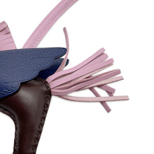 将图像加载到图库查看器中，HERMES Rodeo Pegasus RougeSellier/Blue Saphir/Mauve Sylvestre Lambskin Size PM
