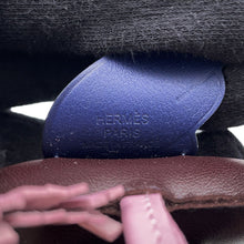 将图像加载到图库查看器中，HERMES Rodeo Pegasus RougeSellier/Blue Saphir/Mauve Sylvestre Lambskin Size PM
