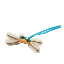 Load image into Gallery viewer, HERMES Buddy Bag Charm Aloha Blue Hydra/Vert Comics Lambskin Mouton
