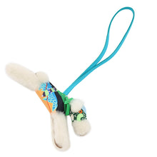 Load image into Gallery viewer, HERMES Buddy Bag Charm Aloha Blue Hydra/Vert Comics Lambskin Mouton
