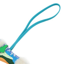 Load image into Gallery viewer, HERMES Buddy Bag Charm Aloha Blue Hydra/Vert Comics Lambskin Mouton
