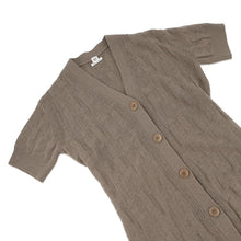 Load image into Gallery viewer, HERMES H motif long cardigan Size 36 Brown4E2522D3 Wool 100%
