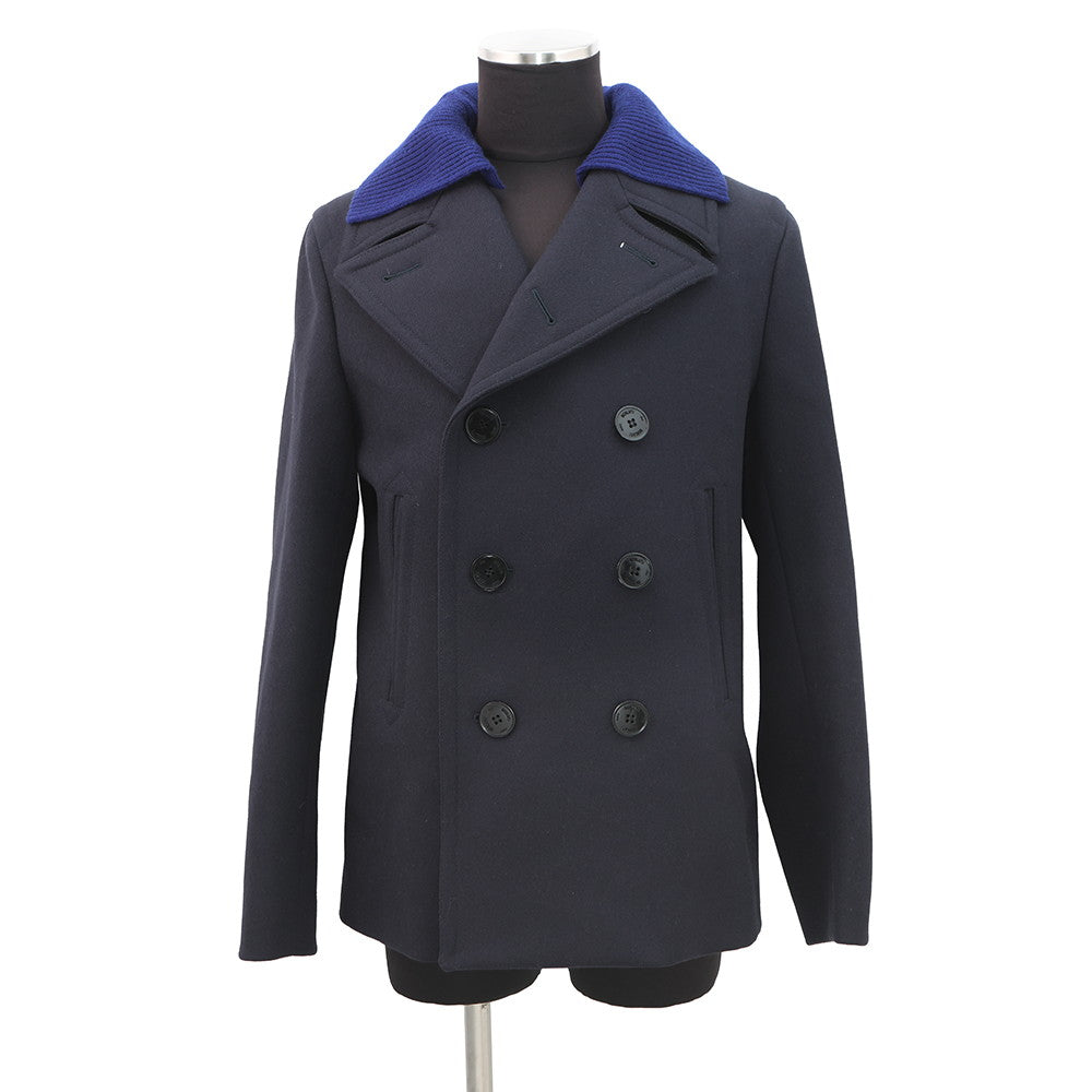 Berluti pea coat Size R48 Navy/Blue Wool 100%
