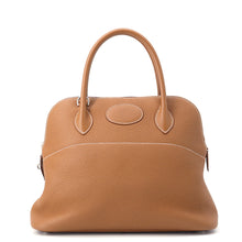 将图像加载到图库查看器中，HERMES Bolide Gold Taurillon Clemence Size 31
