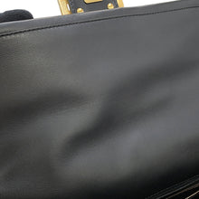 将图像加载到图库查看器中，FENDI Stefano Pilati Collaboration Baguette Shoulder Black8BR822 Nappa Leather
