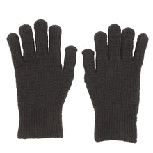 将图像加载到图库查看器中，Bottega Veneta Gloves Intreccio Size M Brown708694 Wool Cashmere Nylon Polyurethane
