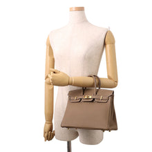 将图像加载到图库查看器中，HERMES Birkin Etoupe Togo Leather Size 25
