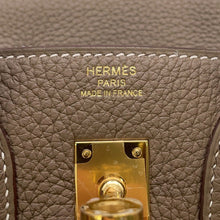 将图像加载到图库查看器中，HERMES Birkin Etoupe Togo Leather Size 25
