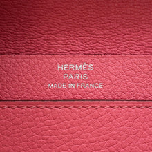 将图像加载到图库查看器中，HERMES Card Case RMS Rose AzaleeH084148C Evercolor

