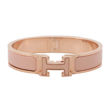 Load image into Gallery viewer, HERMES Clic H/Glitter Rose CassataH700015F Metal
