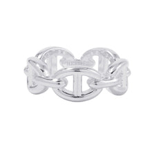 将图像加载到图库查看器中，HERMES Chaine d&#39;Ancre Anchene Ring Size PM/51/#11 SV925
