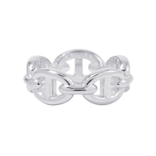 将图像加载到图库查看器中，HERMES Chaine d&#39;Ancre Anchene Ring Size PM/51/#11 SV925
