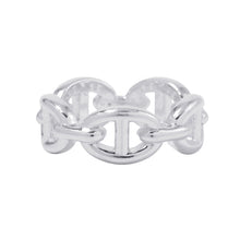 将图像加载到图库查看器中，HERMES Chaine d&#39;Ancre Anchene Ring Size PM/51/#11 SV925
