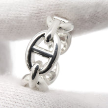 将图像加载到图库查看器中，HERMES Chaine d&#39;Ancre Anchene Ring Size PM/51/#11 SV925
