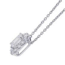Load image into Gallery viewer, GRAFF Icon Emerald Cut Diamond Pendant 18K White Gold
