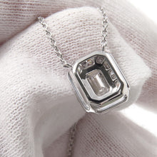 Load image into Gallery viewer, GRAFF Icon Emerald Cut Diamond Pendant 18K White Gold
