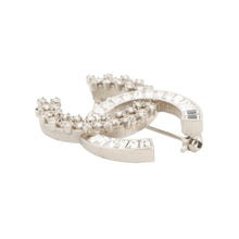 Load image into Gallery viewer, CHANEL CC Logo BroochA96994 Metal Rai Stone

