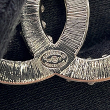 Load image into Gallery viewer, CHANEL CC Logo BroochA96994 Metal Rai Stone
