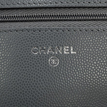 将图像加载到图库查看器中，CHANEL CC Comet ChainShoulder Bag GrayAP3723 Caviar Leather
