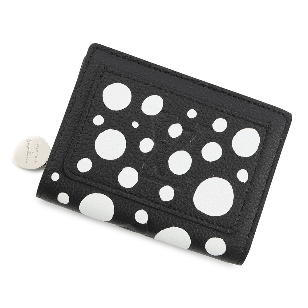 LOUIS VUITTON LV × YK Portefeuille Claire NoirM81907 Monogram Empreinte Leather/Yayoi Kusama