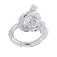 Load image into Gallery viewer, HERMES Chaine d&#39;Ancre Verso Ring Size 49/#9 PMH125620B 00049 K18PG Ceramic
