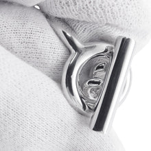 Load image into Gallery viewer, HERMES Chaine d&#39;Ancre Verso Ring Size 49/#9 PMH125620B 00049 K18PG Ceramic
