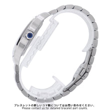 将图像加载到图库查看器中，CARTIER Santos de Cartier LM W39.8mm Stainless Steel Blue DialWSSA0030
