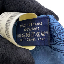 Load image into Gallery viewer, HERMES Twilly BRIDES DE GALA EN FLEURS Brides de Gala en Fleurs Marine/Pink/Blue Jean Silk100%

