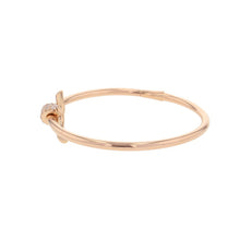 将图像加载到图库查看器中，TIFFANY&amp;Co. Knot Wire Bangle Size Large69345050 18K Pink Gold
