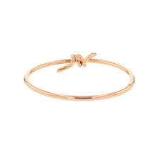 将图像加载到图库查看器中，TIFFANY&amp;Co. Knot Wire Bangle Size Large69345050 18K Pink Gold
