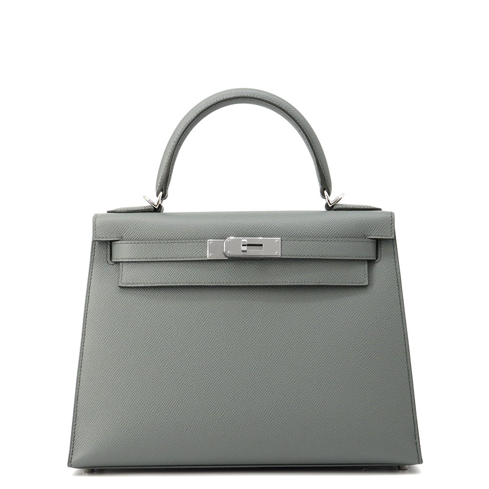 HERMES Kelly Sellier Vert Amand Epsom Size 28